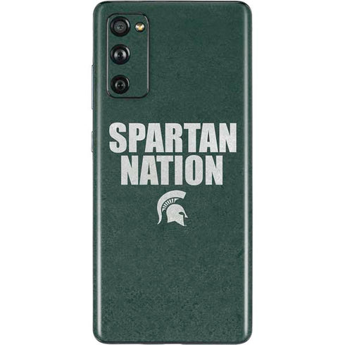 Michigan State University Spartans Nation Galaxy S20 Fan Edition Skin