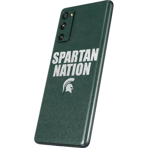 Michigan State University Spartans Nation Galaxy S20 Fan Edition Skin
