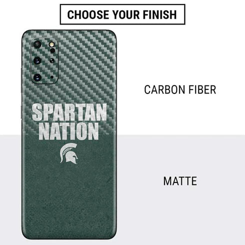 Michigan State University Spartans Nation Galaxy S20 Plus Skin