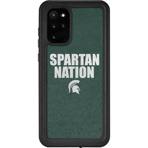 Michigan State University Spartans Nation Galaxy S20 Plus Waterproof Case