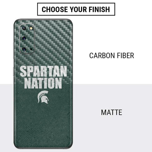 Michigan State University Spartans Nation Galaxy S20 Skin