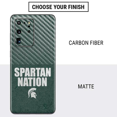 Michigan State University Spartans Nation Galaxy S20 Ultra 5G Skin