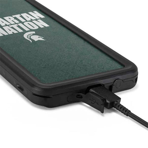Michigan State University Spartans Nation Galaxy S20 Waterproof Case