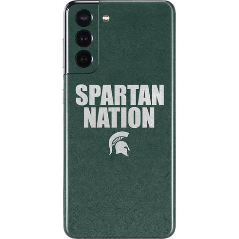 Michigan State University Spartans Nation Galaxy S21 5G Skin