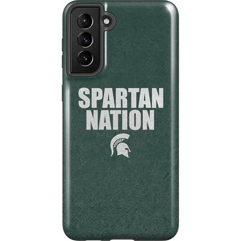 Michigan State University Spartans Nation Galaxy S21 FE Pro Case