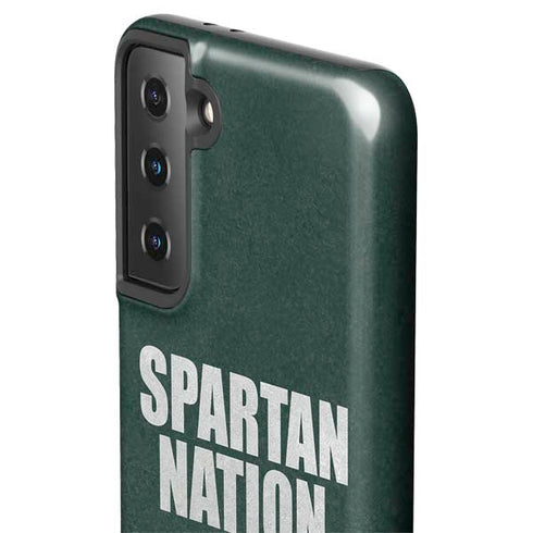 Michigan State University Spartans Nation Galaxy S21 FE Pro Case