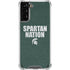 Michigan State University Spartans Nation Galaxy S21 Plus 5G Clear Case