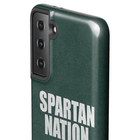 Michigan State University Spartans Nation Galaxy S21 Plus 5G Pro Case