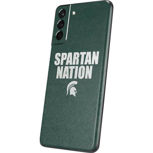 Michigan State University Spartans Nation Galaxy S21 Plus 5G Skin
