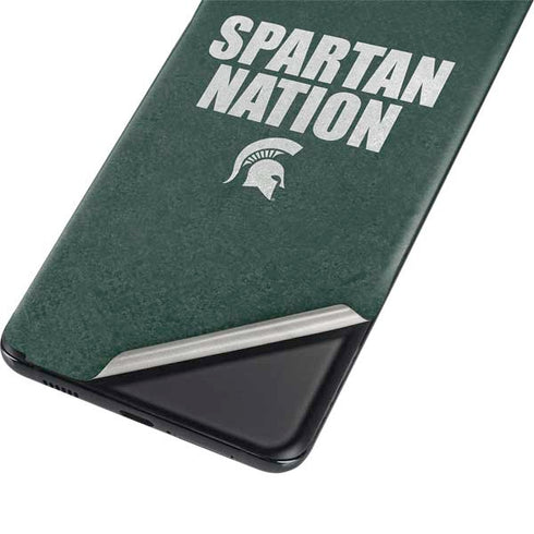 Michigan State University Spartans Nation Galaxy S21 Plus 5G Skin