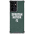 Michigan State University Spartans Nation Galaxy S21 Ultra 5G Clear Case
