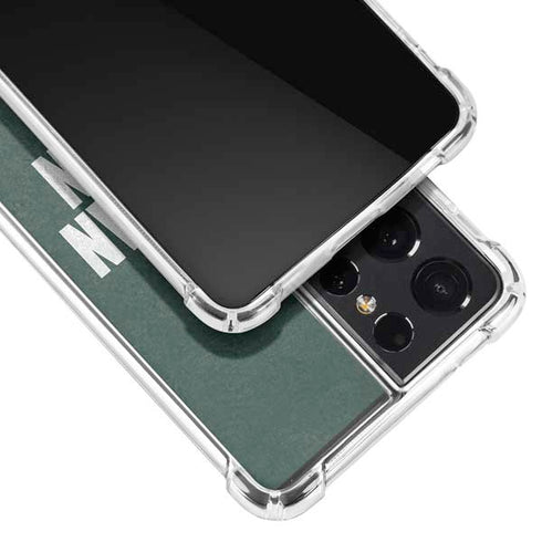 Michigan State University Spartans Nation Galaxy S21 Ultra 5G Clear Case