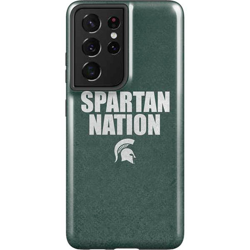 Michigan State University Spartans Nation Galaxy S21 Ultra 5G Pro Case