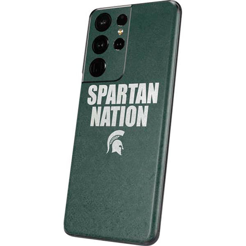 Michigan State University Spartans Nation Galaxy S21 Ultra 5G Skin