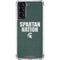 Michigan State University Spartans Nation Galaxy S22 Clear Case