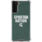 Michigan State University Spartans Nation Galaxy S22 Plus Clear Case