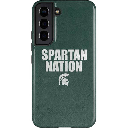 Michigan State University Spartans Nation Galaxy S22 Pro Case