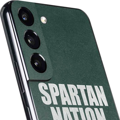 Michigan State University Spartans Nation Galaxy S22 Skin