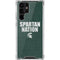 Michigan State University Spartans Nation Galaxy S22 Ultra Clear Case