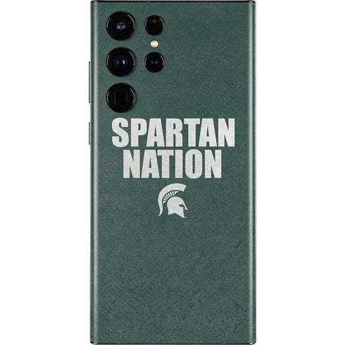 Michigan State University Spartans Nation Galaxy S22 Ultra Skin