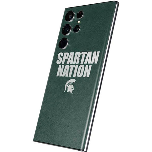 Michigan State University Spartans Nation Galaxy S22 Ultra Skin