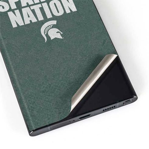 Michigan State University Spartans Nation Galaxy S22 Ultra Skin