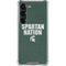 Michigan State University Spartans Nation Galaxy S23 Clear Case