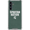 Michigan State University Spartans Nation Galaxy S23 FE Clear Case
