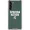 Michigan State University Spartans Nation Galaxy S23 Plus Clear Case