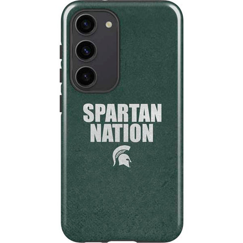 Michigan State University Spartans Nation Galaxy S23 Pro Case