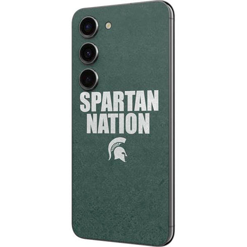 Michigan State University Spartans Nation Galaxy S23 Skin
