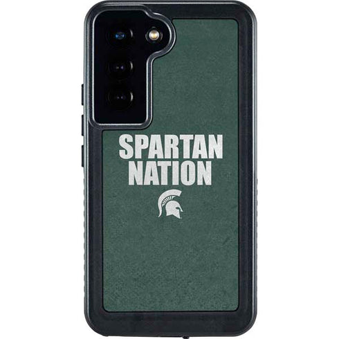 Michigan State University Spartans Nation Galaxy S23 Waterproof Case