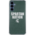 Michigan State University Spartans Nation Galaxy S24 Clear Case