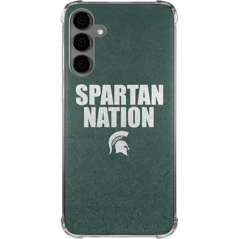 Michigan State University Spartans Nation Galaxy S24 Plus Clear Case