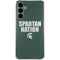 Michigan State University Spartans Nation Galaxy S24 Plus Clear Case