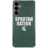 Michigan State University Spartans Nation Galaxy S24 Plus Clear Case