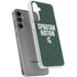 Michigan State University Spartans Nation Galaxy S24 Plus Clear Case