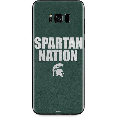 Michigan State University Spartans Nation Galaxy S8 Skin