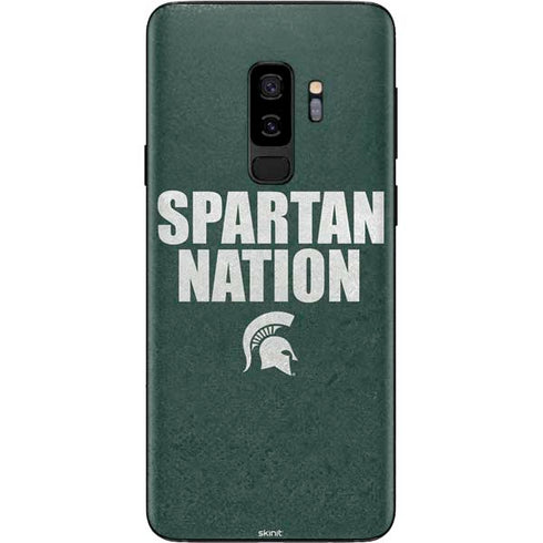 Michigan State University Spartans Nation Galaxy S9 Plus Skin