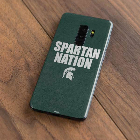 Michigan State University Spartans Nation Galaxy S9 Plus Skin