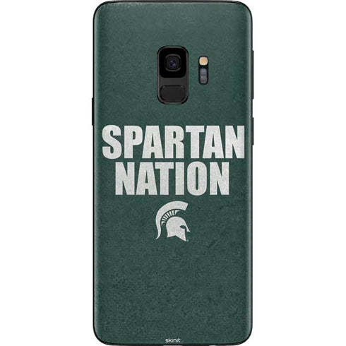 Michigan State University Spartans Nation Galaxy S9 Skin