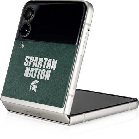Michigan State University Spartans Nation Galaxy Z Flip4 5G Skin