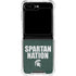 Michigan State University Spartans Nation Galaxy Z Flip5 5G Clear Case
