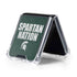 Michigan State University Spartans Nation Galaxy Z Flip5 5G Clear Case
