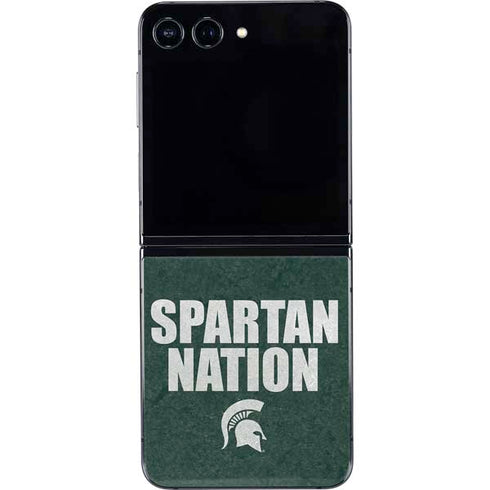 Michigan State University Spartans Nation Galaxy Z Flip5 5G Skin