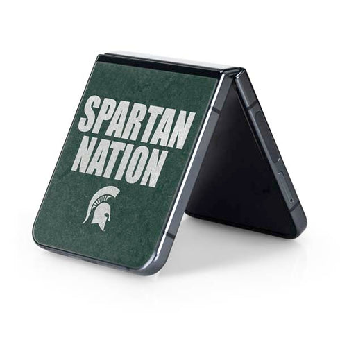 Michigan State University Spartans Nation Galaxy Z Flip5 5G Skin