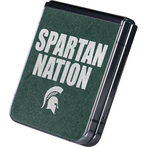 Michigan State University Spartans Nation Galaxy Z Flip5 5G Skin
