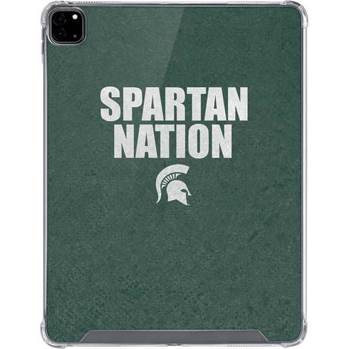 Michigan State University Spartans Nation iPad Pro 12.9in (2020) Clear Case