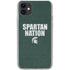 Michigan State University Spartans Nation iPhone 11 Clear Case