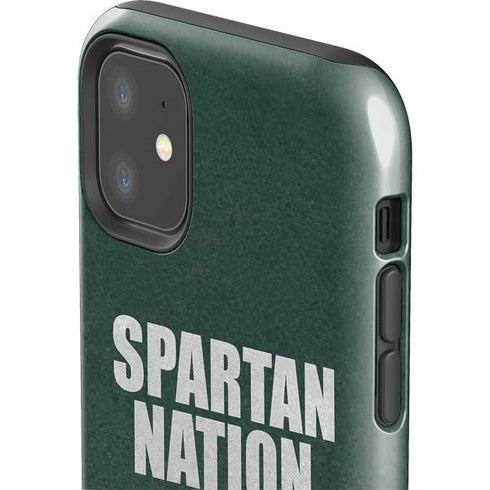 Michigan State University Spartans Nation iPhone 11 Impact Case